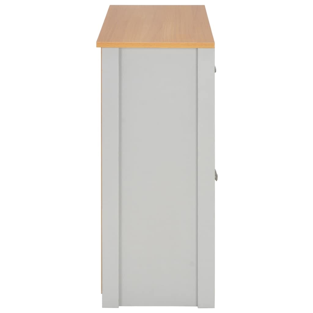 vidaXL Dressoir 112x35x81 cm grijs