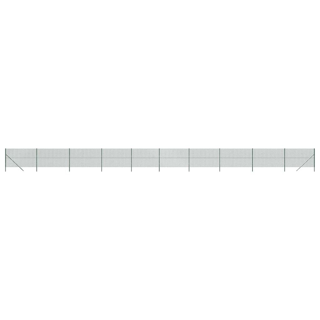 vidaXL Gaashek 1,4x25 m groen