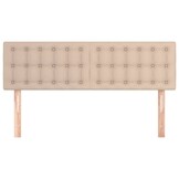 vidaXL Hoofdborden 2 st 72x5x78/88 cm kunstleer cappuccinokleurig