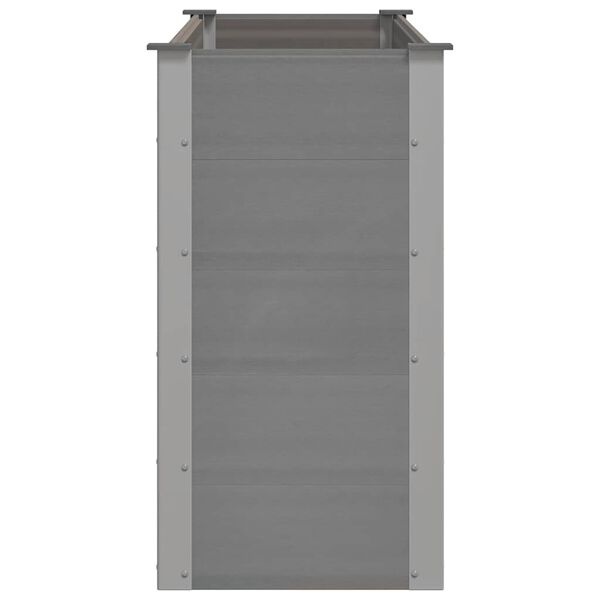 vidaXL Plantenbak verhoogd 150x50x91 cm HKC grijs