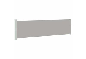 Uittrekbaar Tuinscherm 140x514 cm Grijs - 40% Korting