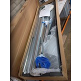 vidaXL Tuinschuur 205x129x183 cm gegalvaniseerd staal antraciet