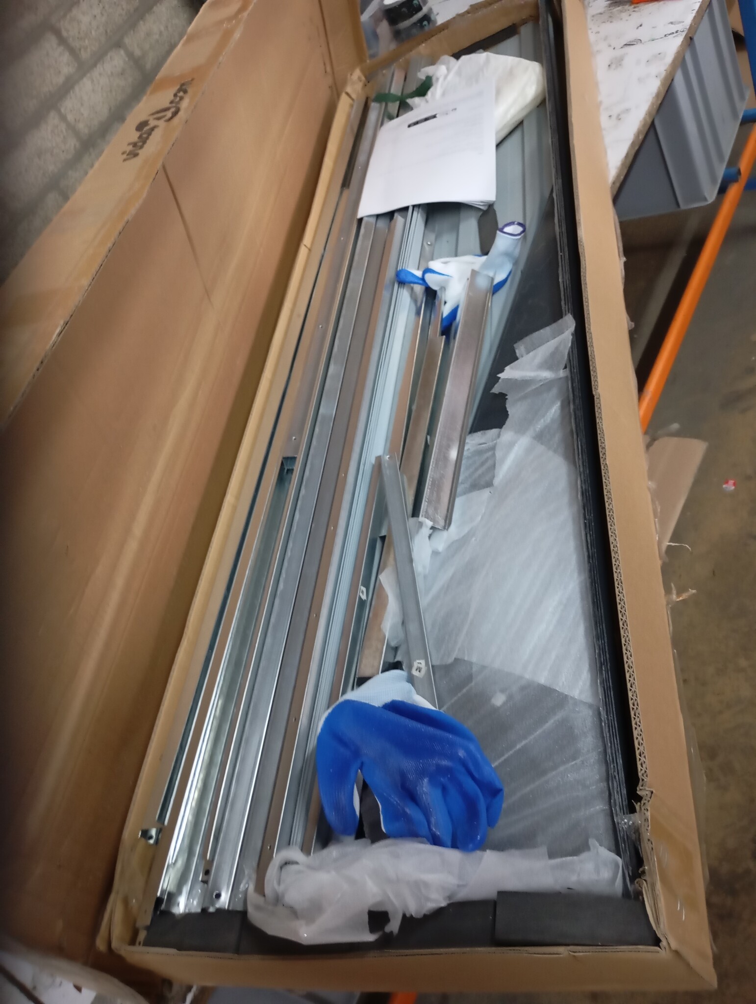 vidaXL Tuinschuur 205x129x183 cm gegalvaniseerd staal antraciet