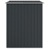 vidaXL Tuinschuur 205x129x183 cm gegalvaniseerd staal antraciet
