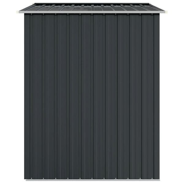 vidaXL Tuinschuur 205x129x183 cm gegalvaniseerd staal antraciet
