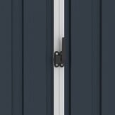 vidaXL Tuinschuur 205x129x183 cm gegalvaniseerd staal antraciet