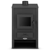 CV houtkachel met watermantel - 15kW - antraciet