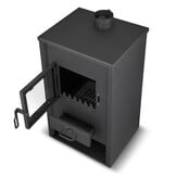 CV houtkachel met watermantel - 15kW - antraciet