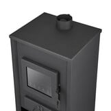 CV houtkachel met watermantel - 15kW - antraciet