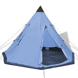 vidaXL Tent 4-persoons blauw