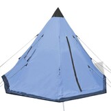 vidaXL Tent 4-persoons blauw