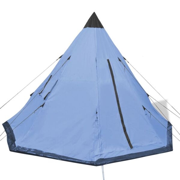 vidaXL Tent 4-persoons blauw