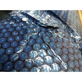 vidaXL Zwembadfolie solar drijvend 549x274 cm PE zwart en blauw