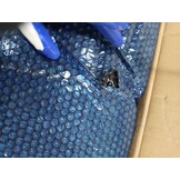 vidaXL Zwembadfolie solar drijvend 549x274 cm PE zwart en blauw