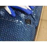 vidaXL Zwembadfolie solar drijvend 549x274 cm PE zwart en blauw