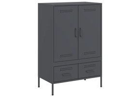 Hoge Kast Staal Antraciet 68x39x101,5 cm - 67% Korting!