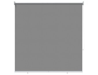 vidaXL Buitenrolgordijn UV-bescherming Lichtgrijs 100 x 230 cm (B x H)