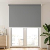 vidaXL Buitenrolgordijn UV-bescherming Lichtgrijs 100 x 230 cm (B x H)