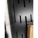 vidaXL Tuinpoort 85 x 200 cm Poedergecoat staal Zwart Vergrendelbaar