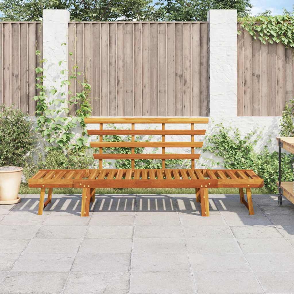 vidaXL Tuinbank 2-in-1 190 cm massief acaciahout