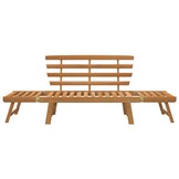 vidaXL Tuinbank 2-in-1 190 cm massief acaciahout