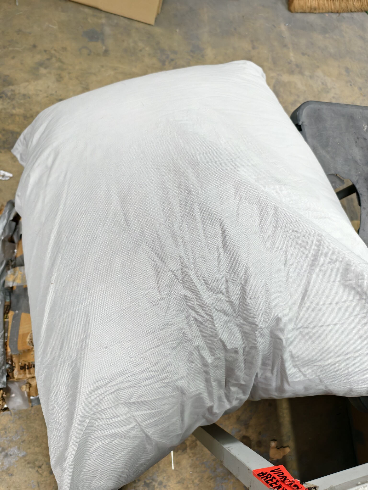 Hondenmand grijs 120x90 cm - wasbaar hondenkussen - waterdicht hondenbed
