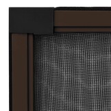vidaXL Raamhor uitschuifbaar (100-193)x75 cm bruin