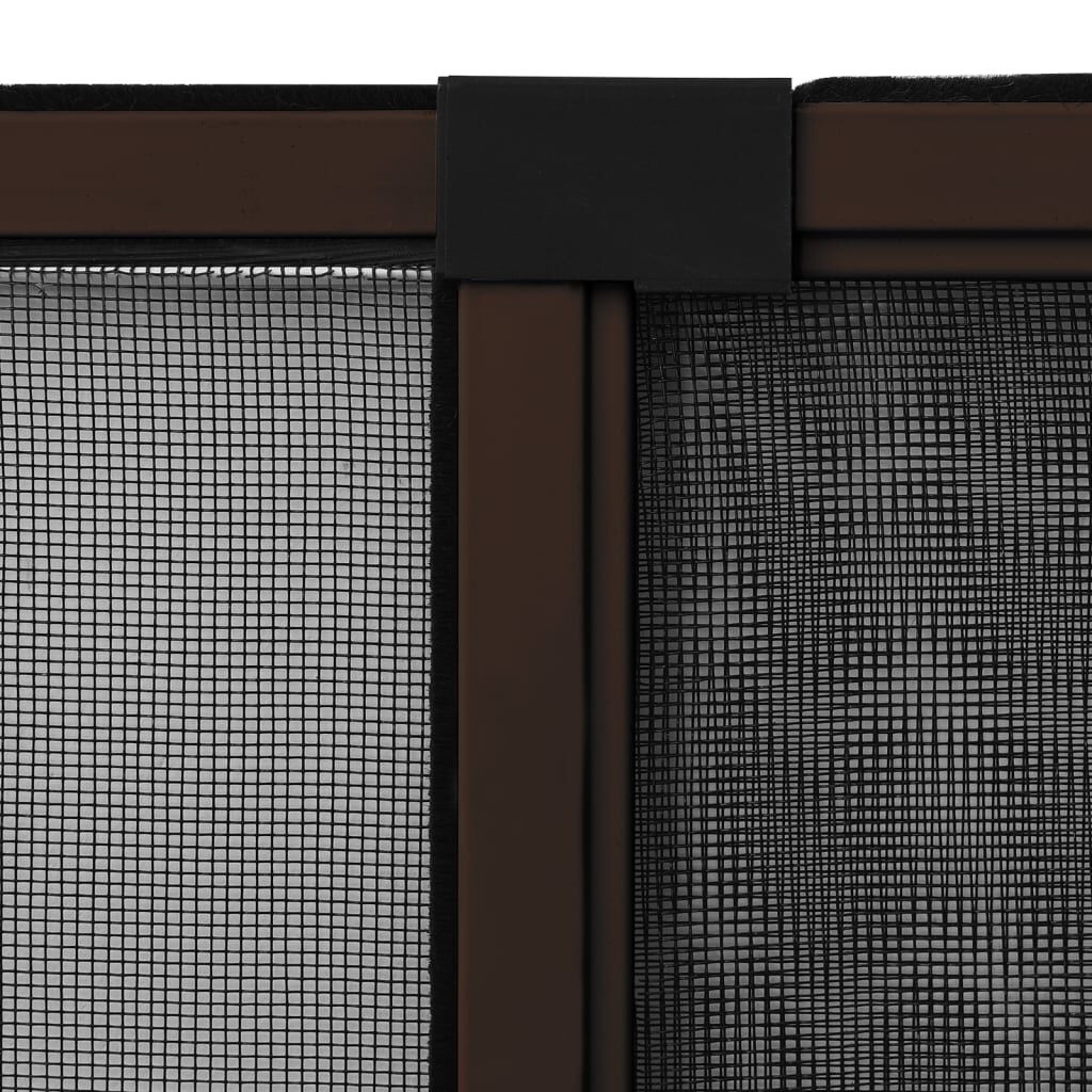 vidaXL Raamhor uitschuifbaar (100-193)x75 cm bruin