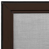 vidaXL Raamhor uitschuifbaar (100-193)x75 cm bruin