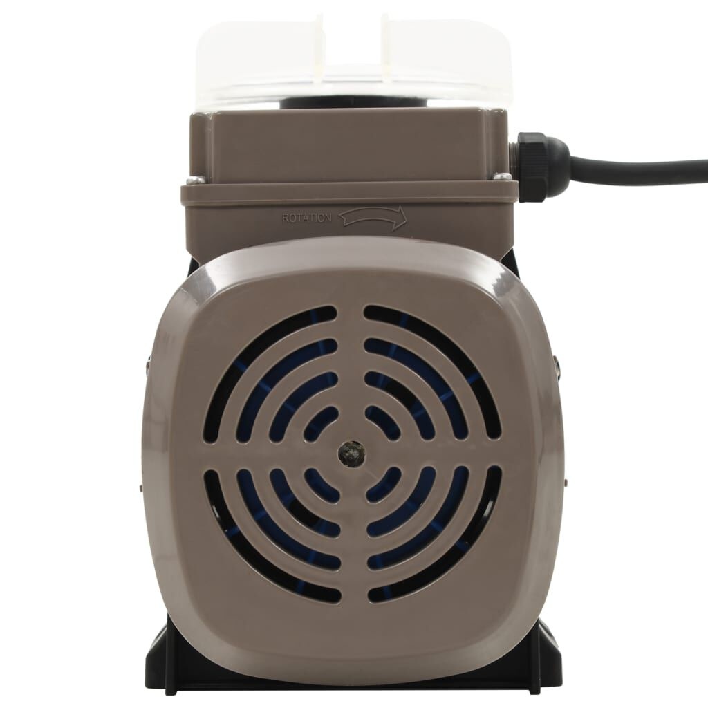 vidaXL Zwembadpomp met timer 0,25 pk 8000 L/u zwart