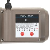 vidaXL Zwembadpomp met timer 0,25 pk 8000 L/u zwart