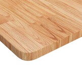 vidaXL Tafelblad vierkant 40x40x2,5cm massief eiken lichtbruin
