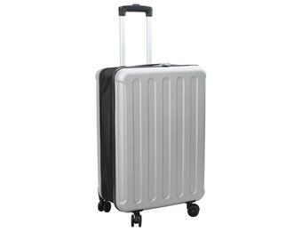 vidaXL Koffer met slot Zilver 43 x 27 x 66 cm ABS Kunststof