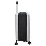 vidaXL Koffer met slot Zilver 43 x 27 x 66 cm ABS Kunststof