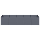 vidaXL Plantenbak 200x80x40 cm staal antracietkleurig