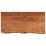 vidaXL Wastafelblad rechthoekig 120x60x2,5 massief acaciahout