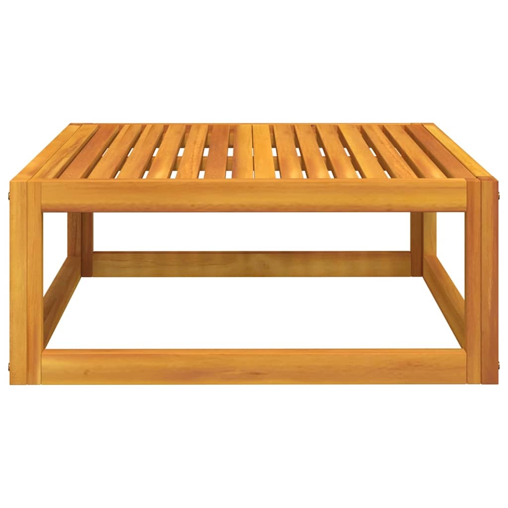 vidaXL 2-delige Loungeset met kussens massief acaciahout