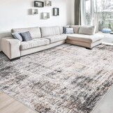 Grijs Vloerkleed 30x40 cm - 100% Polyester - 77% Korting