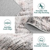Grijs Vloerkleed 30x40 cm - 100% Polyester - 77% Korting