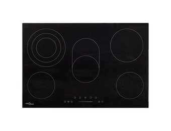 vidaXL Keramische kookplaat 5 kookzones aanraakbediening 8500 W 90 cm