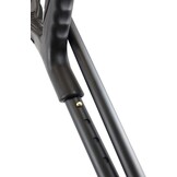 PEPE Mobility - Opvouwbare kruk voor volwassenen, enkele (x1 eenheid, open manchet), elleboog, opvouwbaar voor dames en heren, aluminium wandelen - Maat 1 stuk