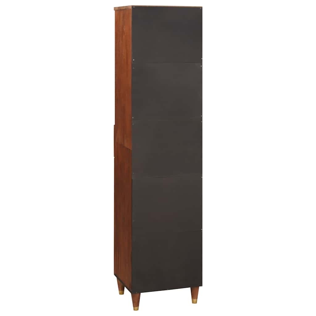vidaXL Dressoir met lade Bruin 38 x 33,5 x 160 cm Massief Mango Hout