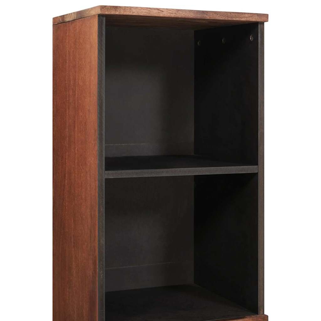 vidaXL Dressoir met lade Bruin 38 x 33,5 x 160 cm Massief Mango Hout
