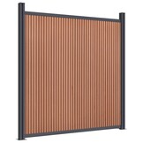 vidaXL Schuttingpaneel 180x186 cm HKC bruin