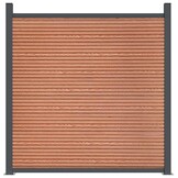 vidaXL Schuttingpaneel 180x186 cm HKC bruin