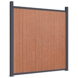 vidaXL Schuttingpaneel 180x186 cm HKC bruin