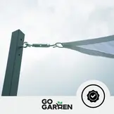 In hoogte verstelbare mast voor schaduwdoek of tuinpaviljoen 240 cm