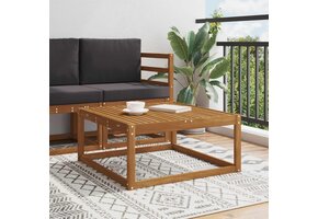 VidaXL Buiten Tafel Naturel Acaciahout 79x79x37 cm - 62% Korting