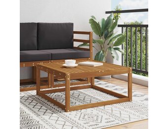 vidaXL Buiten Tafel Naturel 79 x 79 x 37 cm