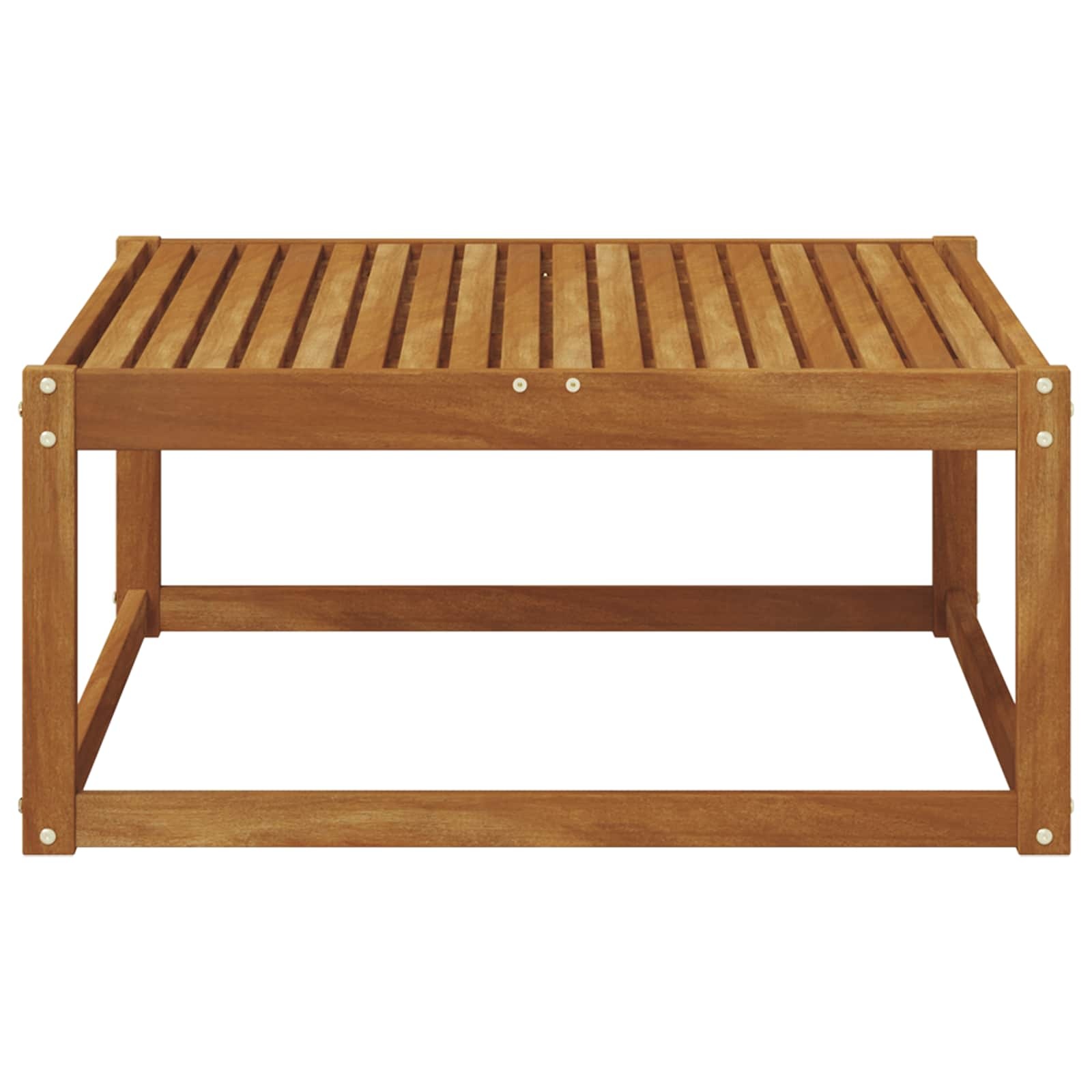 vidaXL Buiten Tafel Naturel 79 x 79 x 37 cm
